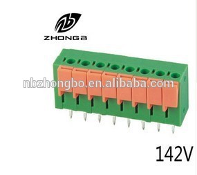 ワイヤコネクタ電気ターミナルブロック( zb142v- 7.62mm)-ターミナルブロック問屋・仕入れ・卸・卸売り