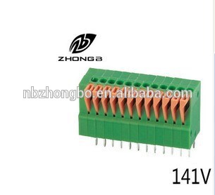 良い品質pcb春ターミナルブロック( zb141v- 5. 08ミリメートル)-ターミナルブロック問屋・仕入れ・卸・卸売り