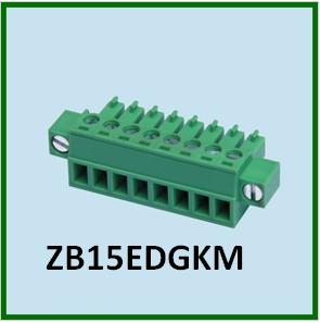プラグイン可能なターミナルブロック15edgkm_3.81mmpcbコネクタ付ネジ穴のピッチ-ターミナルブロック問屋・仕入れ・卸・卸売り