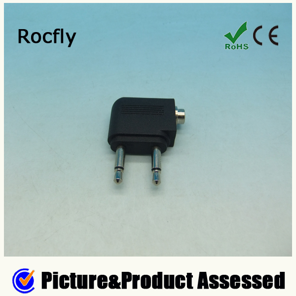 飛行機3.5mm2ヘッドホンイヤホンモノラルジャックピンソケットアダプタステレオジャックへ-コネクタ問屋・仕入れ・卸・卸売り