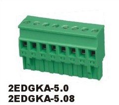 製造2edgka5.0ミリメートル5. 08ミリメートル真ちゅう製のターミナルブロック-ターミナルブロック問屋・仕入れ・卸・卸売り