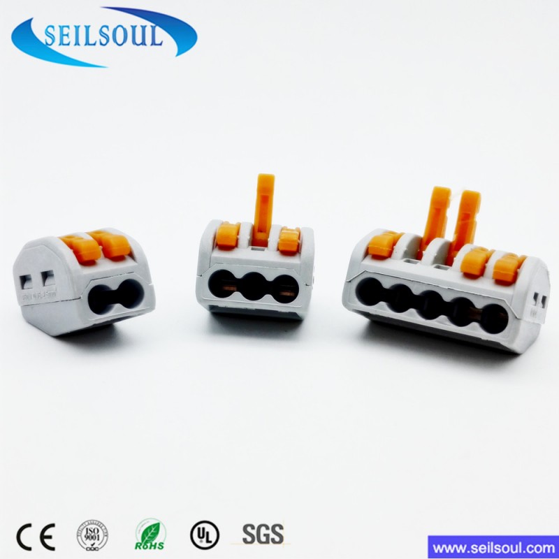 Seilsoulは最高の価格良い品質222-415ワゴ5-conductorクイック接続端子ブロック-端末問屋・仕入れ・卸・卸売り