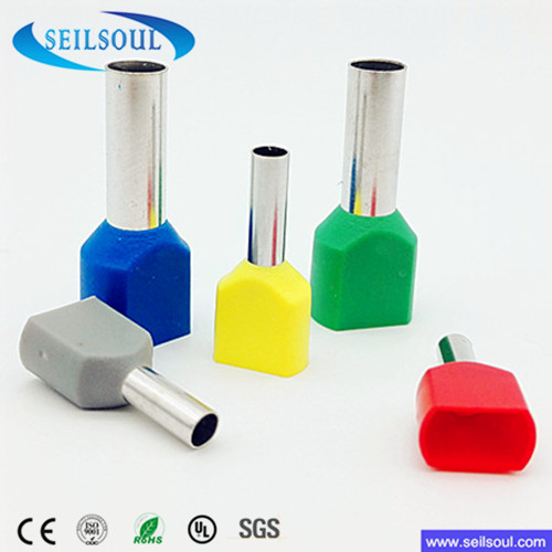 Seilsoul熱い販売TE1008色絶縁ダブル圧着フェルール端子ツインコードエンドterminl袖-端末問屋・仕入れ・卸・卸売り