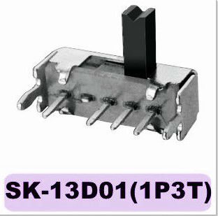 瞬間的な小さな3位置sk- 13d01( 1p3t)-スライドスイッチ問屋・仕入れ・卸・卸売り