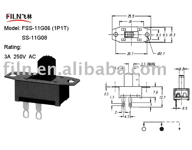 スライドスイッチfss- 11g06fss- 11g08-スライドスイッチ問屋・仕入れ・卸・卸売り