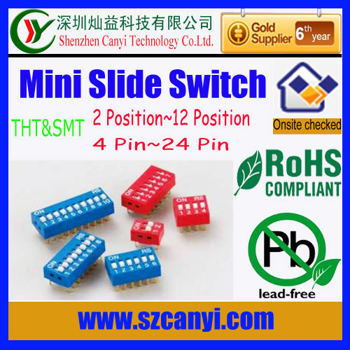8位置16ピンすくいのスライドのswitch*Pitch 2.54mm*-スライドスイッチ問屋・仕入れ・卸・卸売り