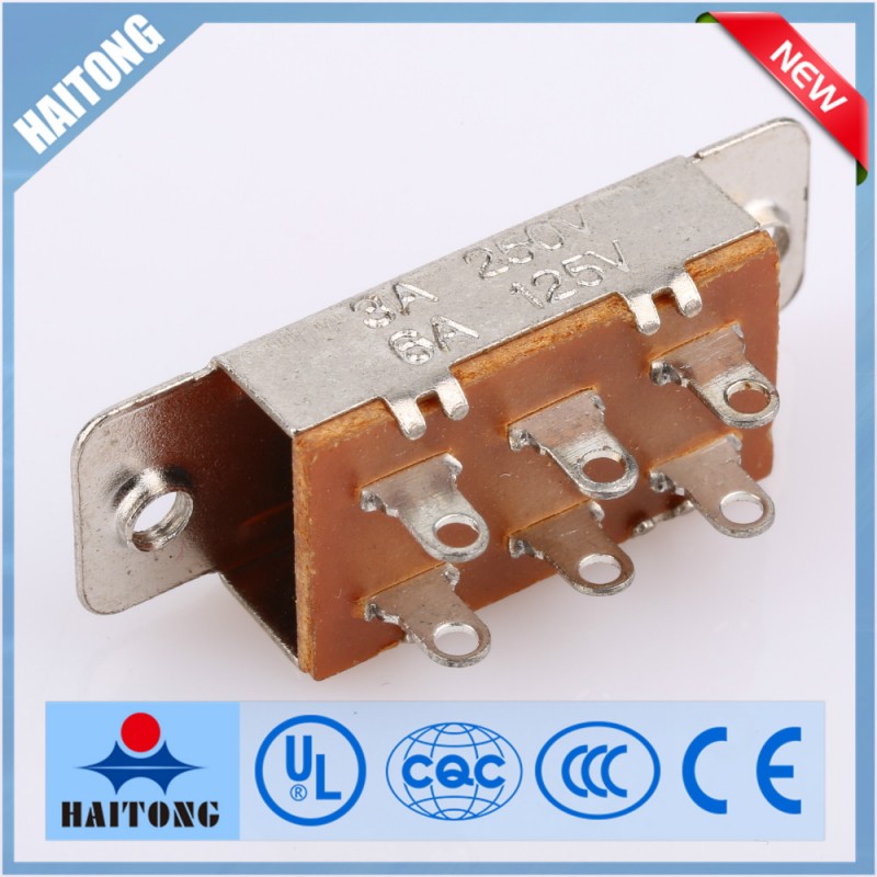 3a250v/6a125v6ピンシルバー色スライドスイッチスライドスイッチ-スライドスイッチ問屋・仕入れ・卸・卸売り