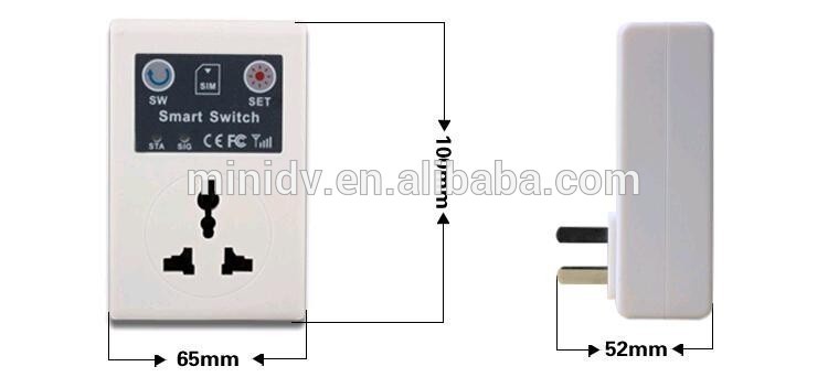 ファッションpdagsmgsmリモートコントロールソケットaにsmsメッセージによって制御の家庭用・産業用電気アプライアンス-リモコンスイッチ問屋・仕入れ・卸・卸売り