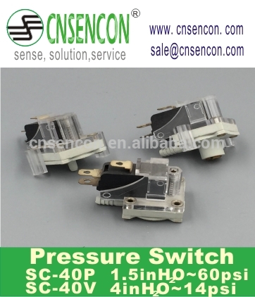高品質pricision低圧スイッチSC-40P/12v用oemアプリケーション-圧力スイッチ問屋・仕入れ・卸・卸売り