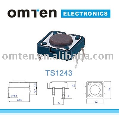 4ピンts124312x12のタクトスイッチ-その他スイッチ問屋・仕入れ・卸・卸売り