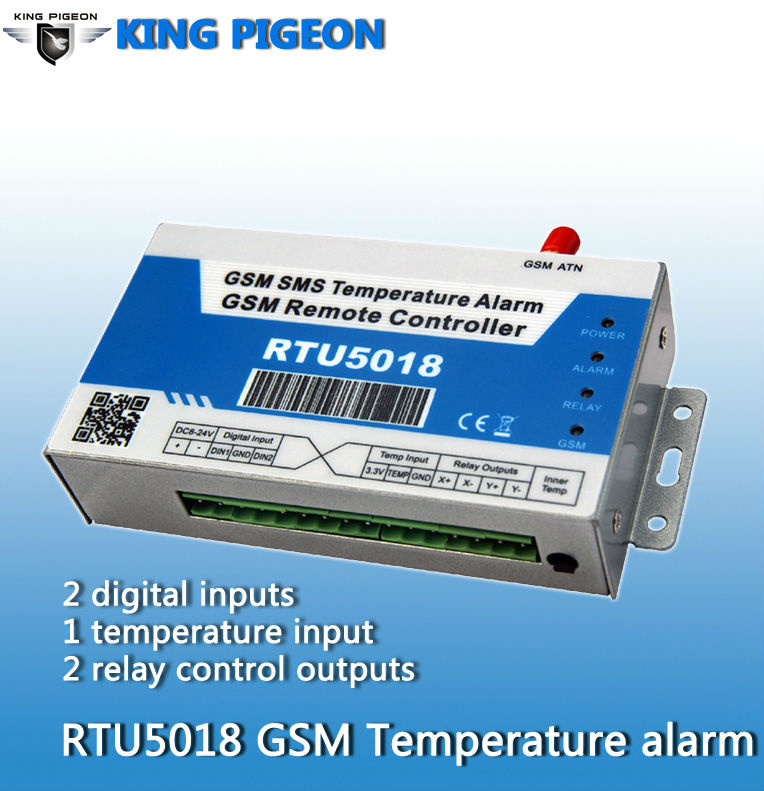 キングピジョン熱い販売のgsm温度コントローラ監視rtu 5018 ds18b20リモート温度データロガーsmsリレー-リモコンスイッチ問屋・仕入れ・卸・卸売り