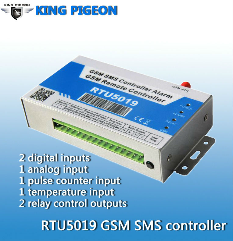Gsm sms工業用リモートコントローラ温度入力rtu5019デバイス制御による電話-リモコンスイッチ問屋・仕入れ・卸・卸売り