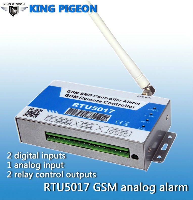 Gsm smsアナログデータロガー、リモートアナログ信号検出器温度水レベルポンプスイッチRTU5017-リモコンスイッチ問屋・仕入れ・卸・卸売り