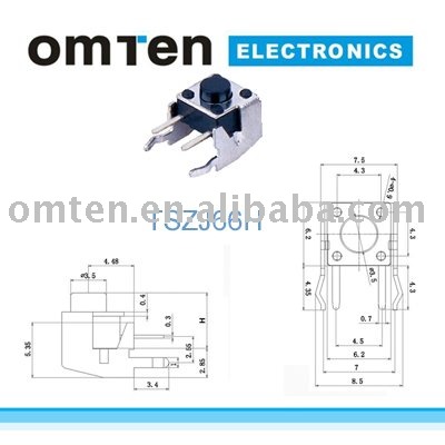 直角6x6のタクトスイッチモーメンタリプッシュボタンスイッチ-その他スイッチ問屋・仕入れ・卸・卸売り