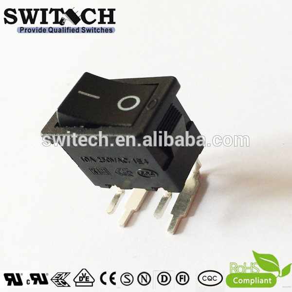 4ピンon off左角度ロッカースイッチ12a 250vac上-off端子ul cul-ロッカースイッチ問屋・仕入れ・卸・卸売り