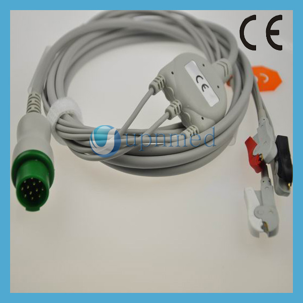 kontron社7000、 7135、 7135b3リードecgケーブル、 クリップタイプ-ケーブルクリップ問屋・仕入れ・卸・卸売り