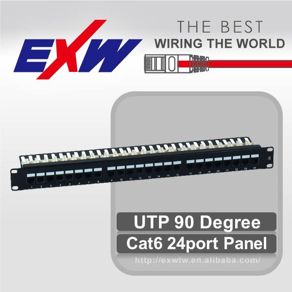 Utp 90度cat6 1u 24ポート110タイプパッチパネル-その他配線器具問屋・仕入れ・卸・卸売り