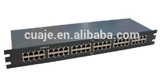 ポートのカテゴリrj45246同軸パッチパネル、 上陸した猫6rj4524ポートパッチパネル-その他PCアクセサリー問屋・仕入れ・卸・卸売り