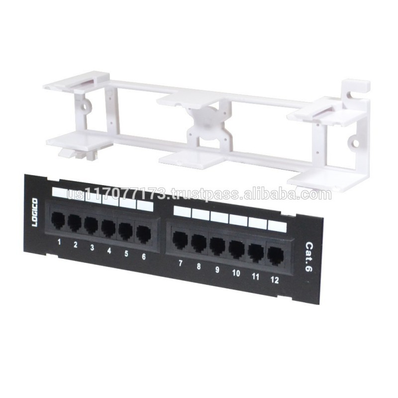 ネットワークミニ12ポートcat6utpパッチパネル表面を持つ110ウォールマウントブラケット-その他配線器具問屋・仕入れ・卸・卸売り