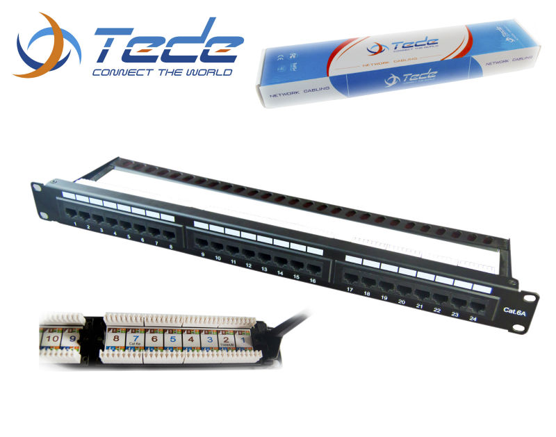 Tede110/クローネ・二重cat3cat5ecat6cat6aパッチパネル-その他配線器具問屋・仕入れ・卸・卸売り