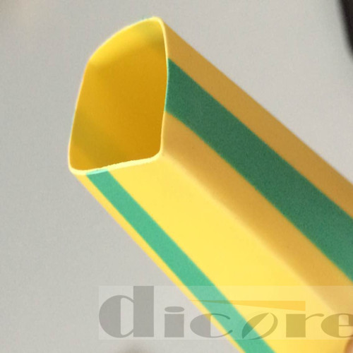 黄色と緑のストライプ収縮ケーブル端子保護スリーブ/cableミドルアース線マーク-その他配線器具問屋・仕入れ・卸・卸売り