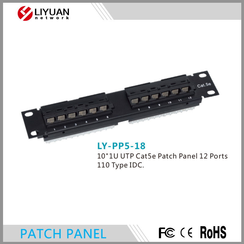 Ly-pp5-1810" cat5e1uutpパッチパネル12ポート110型idc。-その他配線器具問屋・仕入れ・卸・卸売り