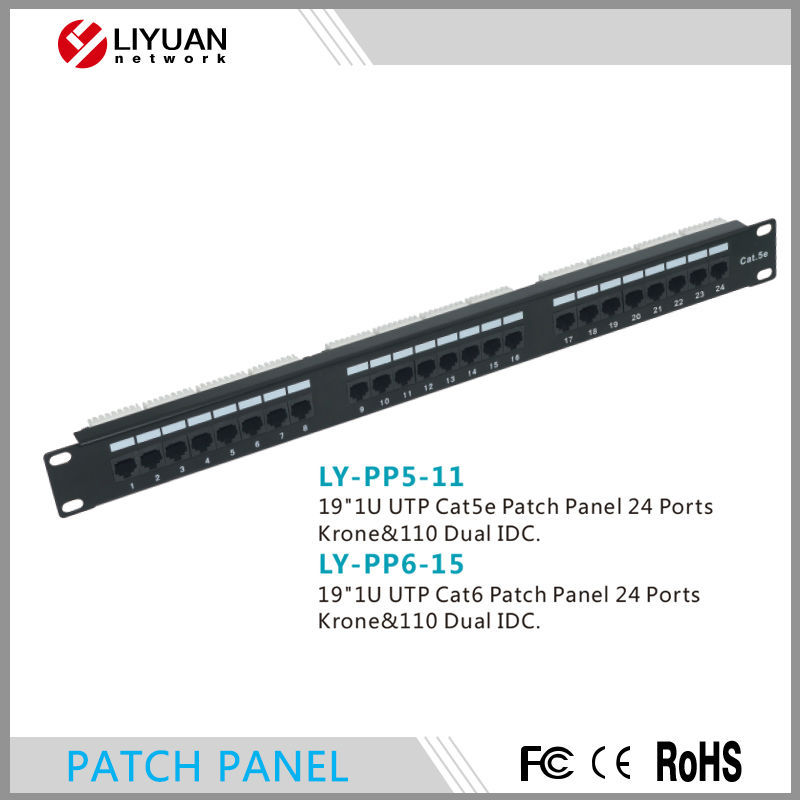 Utpの空白のidcly-pp5-111u24ポートパッチパネル-その他配線器具問屋・仕入れ・卸・卸売り