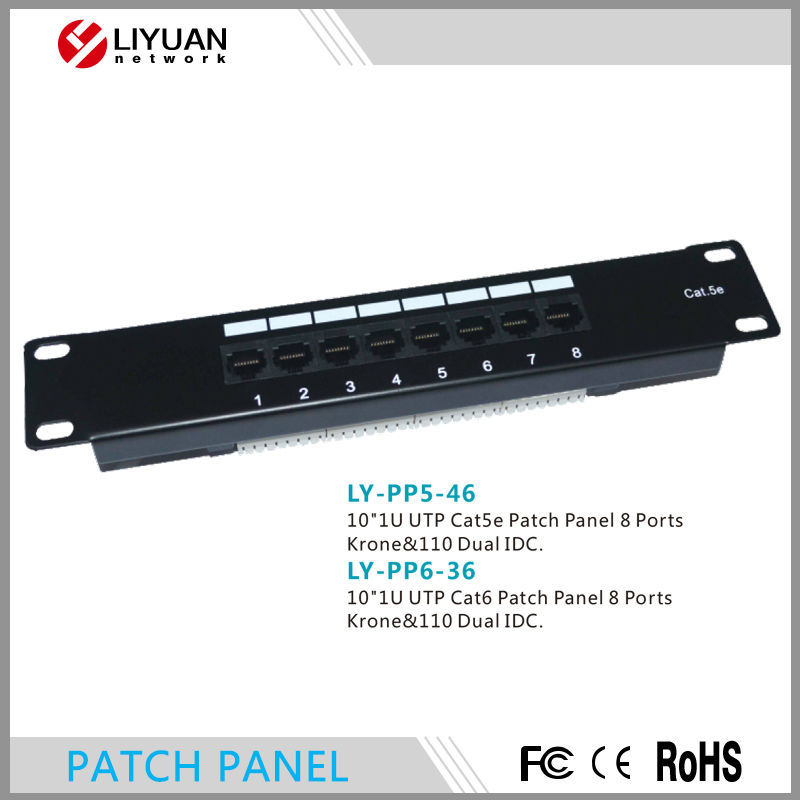 Ly-pp5-46/ly-pp6-368ポートutpパッチパネル-その他配線器具問屋・仕入れ・卸・卸売り