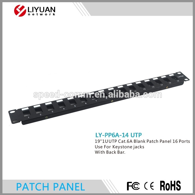 LY-PP6A-14 utp cat6a空24ポートパッチパネル-その他配線器具問屋・仕入れ・卸・卸売り