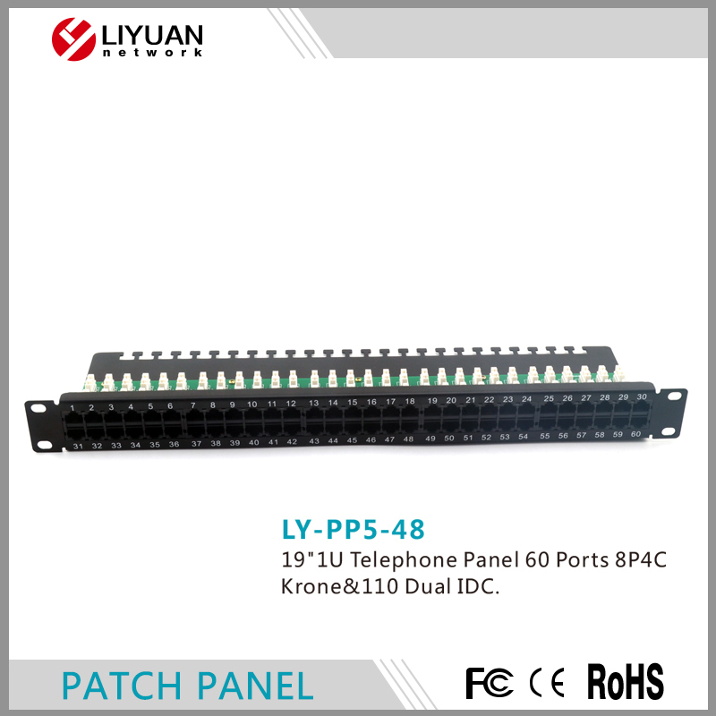 Ly-pp5-4860ポートのカテゴリ。 ftpはシールド5eクローネ19インチ1u電話のパッチパネル-その他配線器具問屋・仕入れ・卸・卸売り