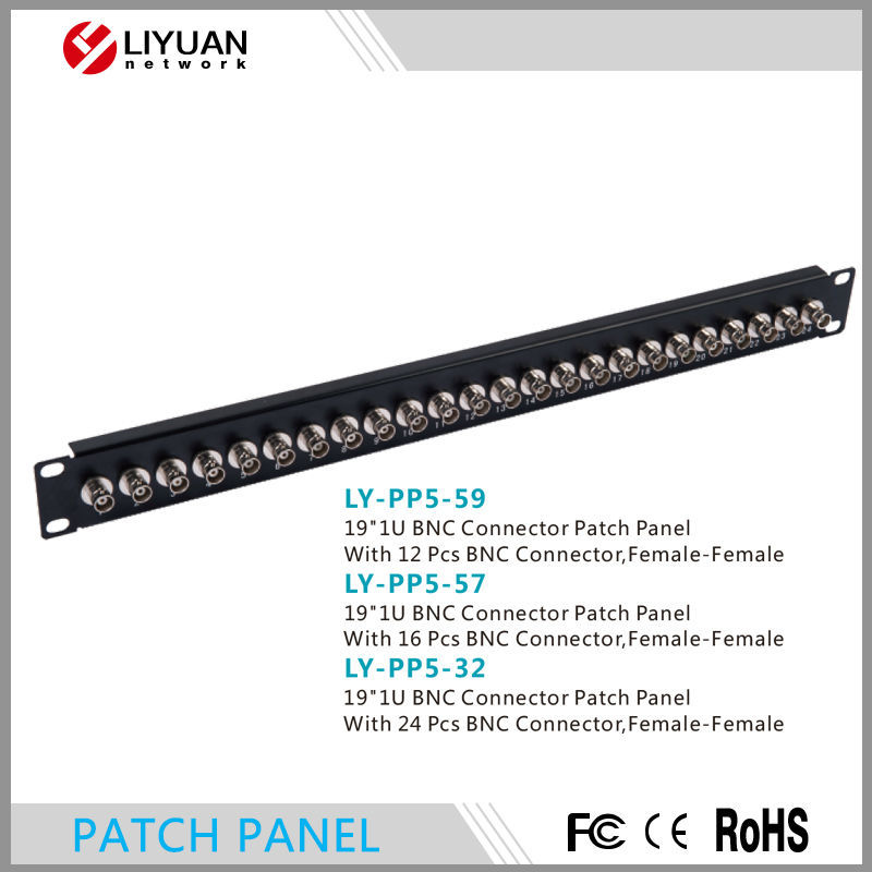Ly-pp5-59/19" 1ubncコネクタ付きパッチパネル12個bncコネクタメス- メス-その他配線器具問屋・仕入れ・卸・卸売り