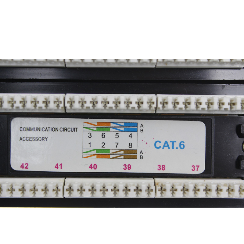 バックの48ポート2u cat6 ftpパッチパネル-その他配線器具問屋・仕入れ・卸・卸売り