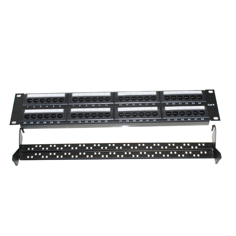 Rj45 48ポート2u cat6 ftpパッチパネル-その他配線器具問屋・仕入れ・卸・卸売り