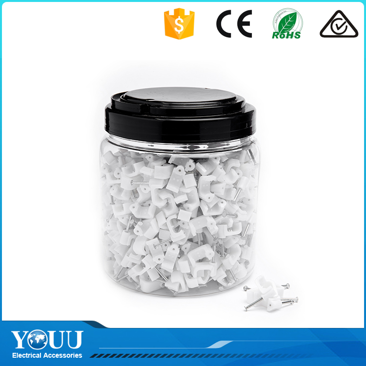 Youuプロモーションアイテム広く電線プラスチックフラットケーブルクリップサドル-ケーブルクリップ問屋・仕入れ・卸・卸売り