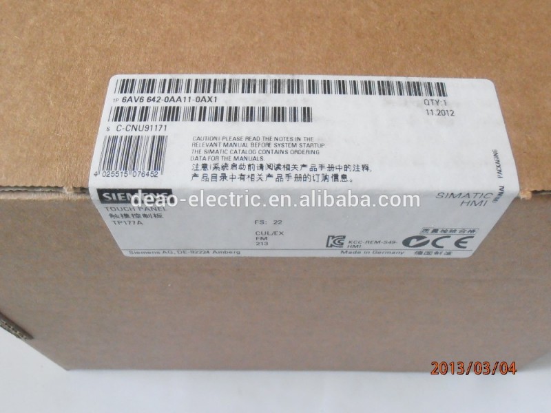 シーメンスsimatichmiタッチパネルtp177a6av6642- 0aa11- 0ax1-その他電装品問屋・仕入れ・卸・卸売り