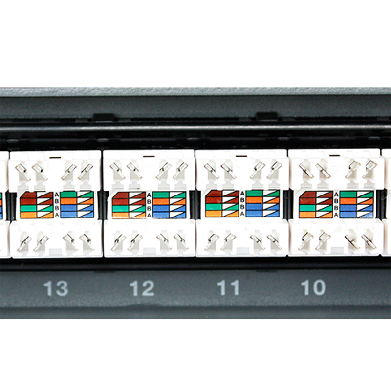 18ポート1u cat6 rj45 utpパッチパネル-その他配線器具問屋・仕入れ・卸・卸売り