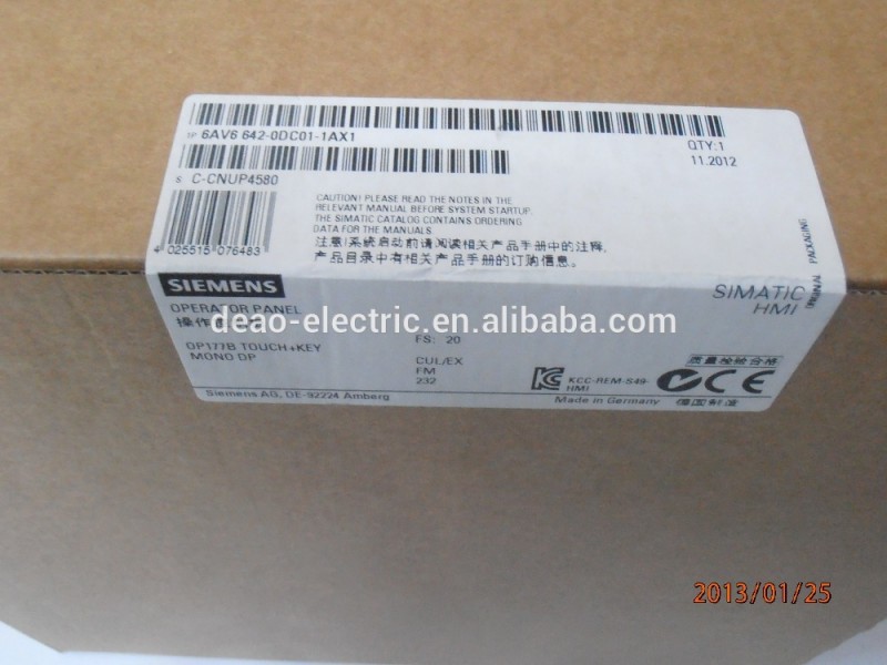 シーメンスsimatichmitouchパネルop177b6av6642- 0dc01- 1ax1-その他電装品問屋・仕入れ・卸・卸売り