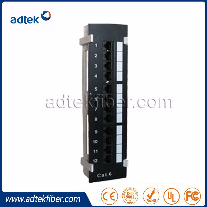 最もよい価格最上質12rj45cat5ecat6utpポートcat6パッチパネルウォールマウントulリストされている-その他配線器具問屋・仕入れ・卸・卸売り
