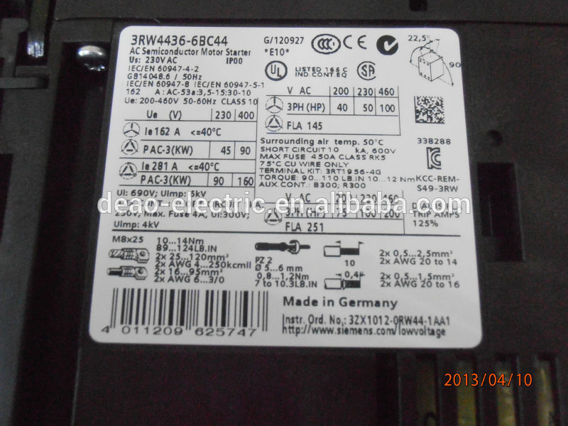 ジーメンス3rw303rw40シリーズソフト3rw44362bc45simoregdcマスター-その他電装品問屋・仕入れ・卸・卸売り