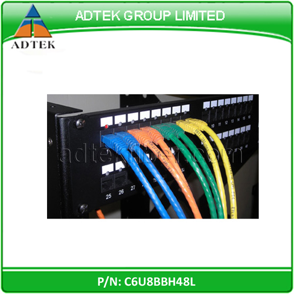 Ulrohsは承認したrj45メスutp19" ラックマウントcat6パッチパネルの製造-その他配線器具問屋・仕入れ・卸・卸売り