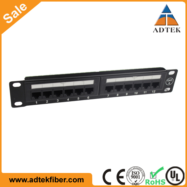 Rohs指令、 ul良好な検証され価格rj45cat5ecat6utpポート1012" ラックマウントパッチパネルメーカー-その他配線器具問屋・仕入れ・卸・卸売り