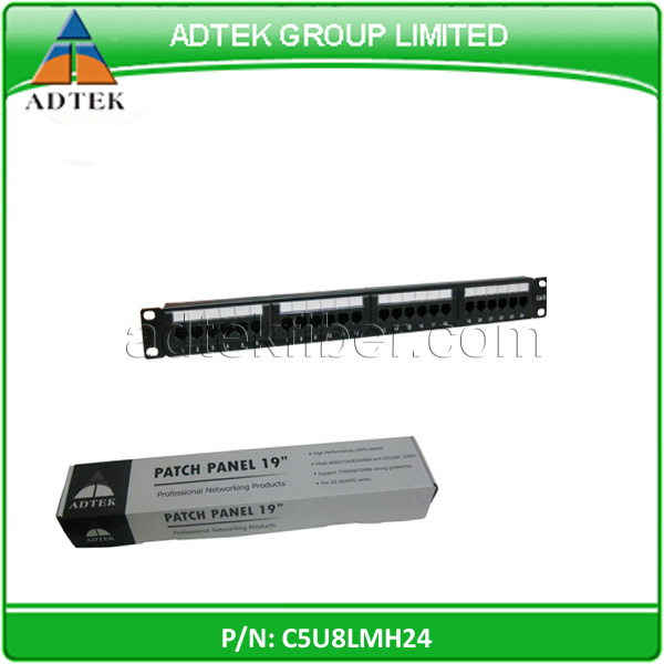 Ulrohsは承認したrj45メスutp19" cat5eパッチパネル製造-その他配線器具問屋・仕入れ・卸・卸売り