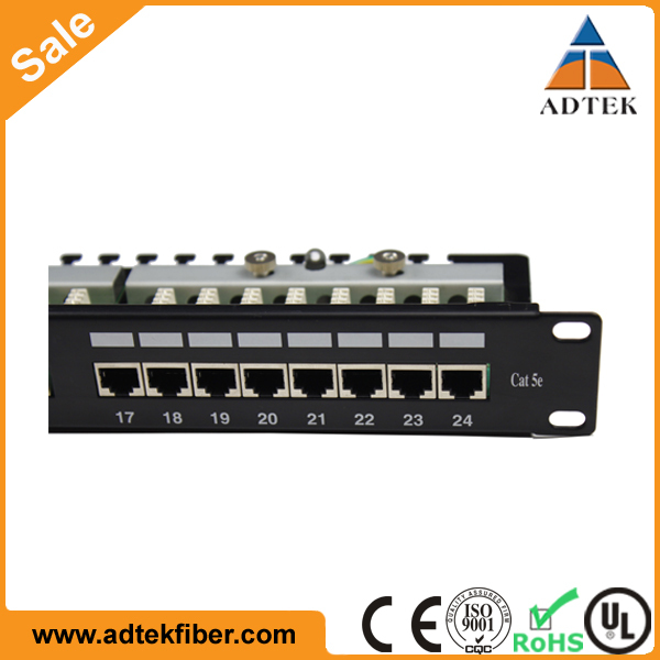 Ul認定された良い24/48ポートutpftp性能rj45cat6eパッチパッチパネル工場-その他配線器具問屋・仕入れ・卸・卸売り