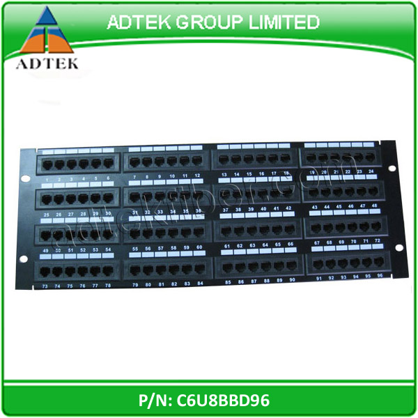 Ul認定された良い価格utp、 stp、 ftp、 rj4512/24/48/96ポートcat5ecat6速い配達cat6aネットワークパッチパネル-その他配線器具問屋・仕入れ・卸・卸売り