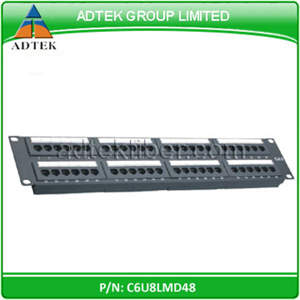 優れた品質の良い価格rj45cat5ecat6cat6autp48ポートutpパッチパネルcat6certifedul-その他配線器具問屋・仕入れ・卸・卸売り