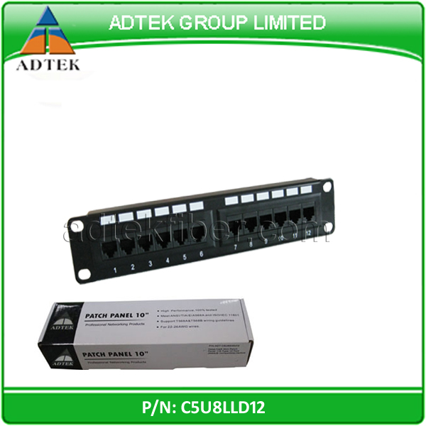 最もよい価格最上質rj45cat5ecat6utpパッチパネルラック12ポートulリストされている-その他配線器具問屋・仕入れ・卸・卸売り