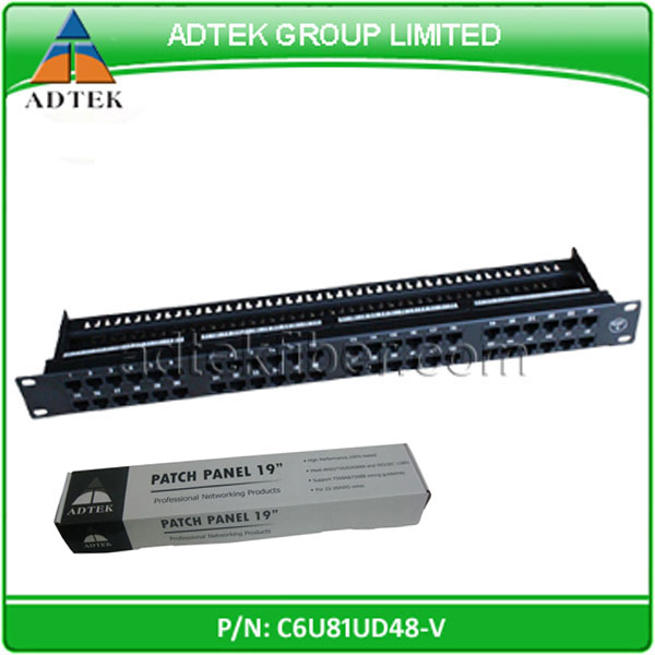 大きい割引優れた品質rj45s/f/1u48utpポートパッチパネル業界-その他配線器具問屋・仕入れ・卸・卸売り