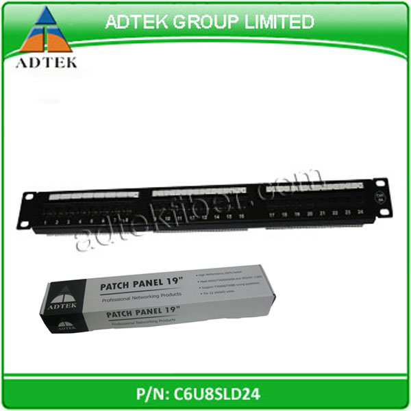 Utp2014年熱い販売rj451u/2u/ftp/24ポートstpcat6パッチパネル卸売-その他配線器具問屋・仕入れ・卸・卸売り
