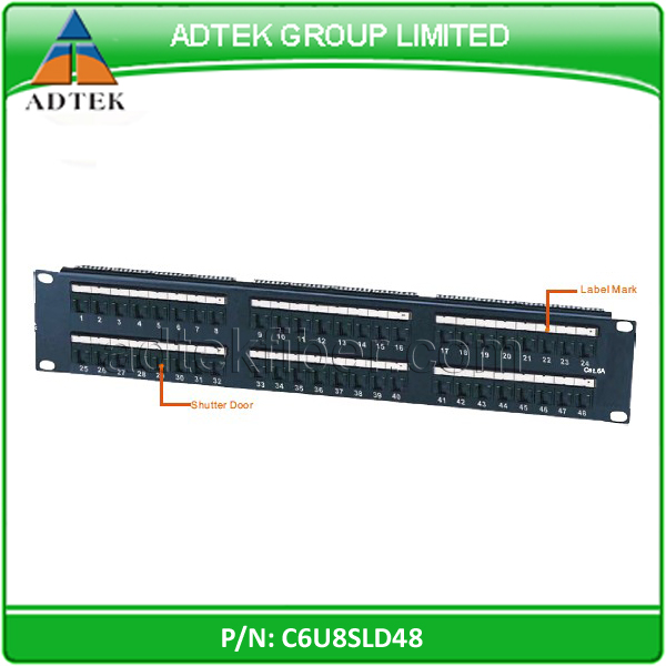 優れた品質の良い価格rj45cat5ecat648cat6autpポートutpパッチパネルulcertifed-その他配線器具問屋・仕入れ・卸・卸売り