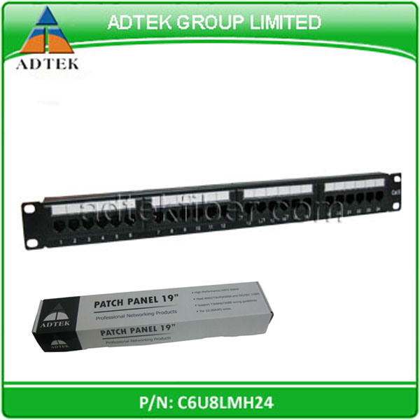 Utp2014年熱い販売rj451u/2u/ftp/stpc624ポートutpパッチパネル卸売-その他配線器具問屋・仕入れ・卸・卸売り